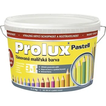 barva na zeď Barva na zeď Prolux Pastell 0618 sytá žlutá 7 kg + 1 kg