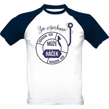 Pánské tričko Tričko s potiskem Za všechno může háček pánské