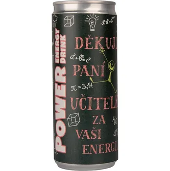 Energetický nápoj Bohemia Gifts Energetický nápoj pro paní učitelku 250 ml