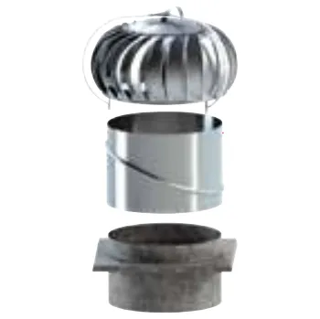 Lomanco set pro bytové domy (ploché střechy) s elektrickým ventilátorem EVL1400 + BEB14 - elektrický ventilátor + turbína (ks) - množstevní sleva při odběru nad 12 000 Kč