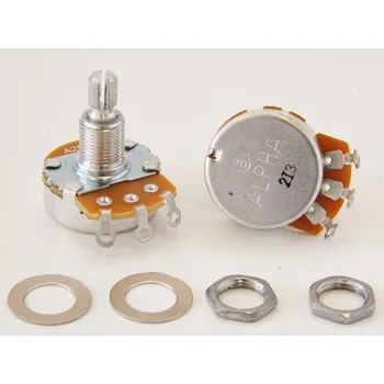 TAD potenciometr pro kytaru Alpha 250K Audio log Split-Shaft
