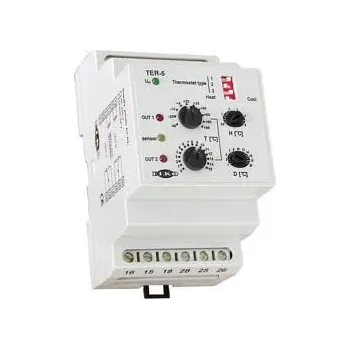 Termostat ELKO TER-4 termostat dvojitý na DIN -40° - +110°C 230V/24V AC/DC