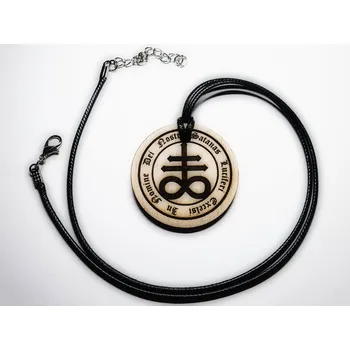 Náhrdelník HeLLWood - náhrdelník - In Nomine Leviathan - průměr 40 mm