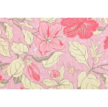 Americká bavlna na patchwork s potiskem velkých květin 199PYOPM/132