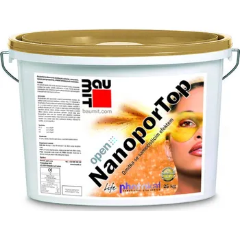 Omítka Baumit NanoporTop - 25 kg Škrábaná 2,0 mm (ks) - množstevní sleva při odběru nad 10 000 Kč