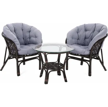 Zahradní sestava Home & Garden Bahama Brown/Grey 2+1