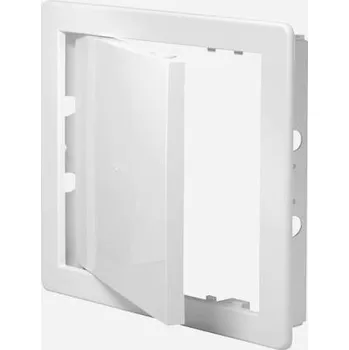 Domácí ventilátor Vanová dvířka ABS, 300 mm x 400 mm, plastová, bílá