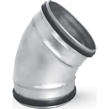 Ventishop OBL 45° 200 SAFE kovové koleno kulaté s těsněním