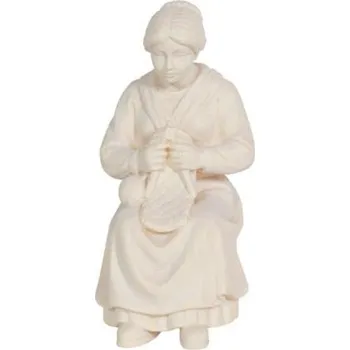 Vánoční dekorace Ornatis Stařenka Provedení: Přírodní bez malování, Velikost stojících figur dospělých postav: 16 cm