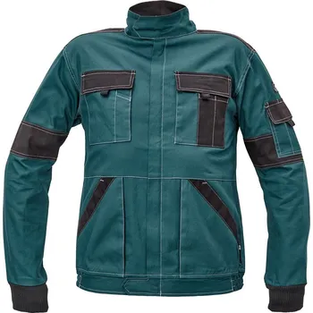 Pracovní oblečení Cerva MAX SUMMER Pracovní montérková bunda petrolejová / černá 48 03010378P2048