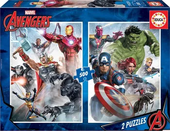 Puzzle Educa Avengers 2x 500 dílků