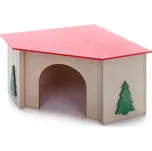 JK ANIMALS Domek rohový morče 21 x 21 x…