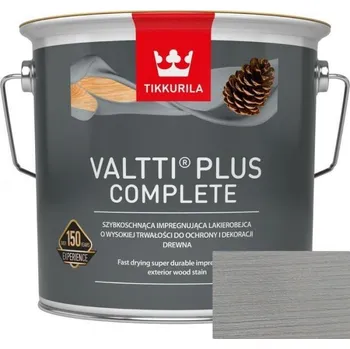 Lak na dřevo Tikkurila VALTTI PLUS COMPLETE ASH GREY 0,75L
