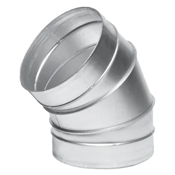 Ventishop OBL 45° 355 kovové koleno kulaté