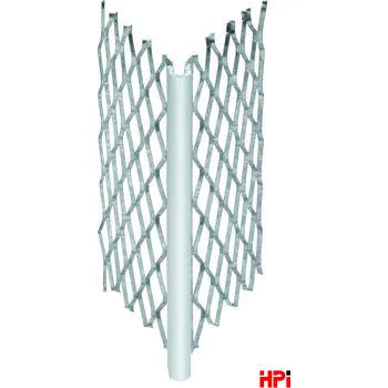 Stavební profil HPI Profil 6028 s ochranným prvkem z PVC proti korozi s kulatou hlavou 8 mm, délkou větve 53 mm - pro venkovní omítky 15 mm 2,5 m (m) - množstevní sleva při odběru nad 12 000 Kč