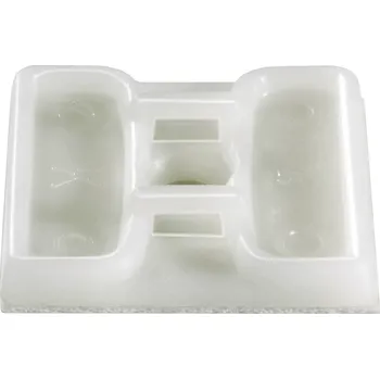 Organizace kabelů TRU COMPONENTS TC-HC103203 úchytka samolepicí 1593046 Průměr kabelového svazku (rozsah) 4.80 mm (max) 4cestný vstup pro provlečení transparentní 1 ks