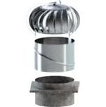 Lomanco set pro bytové domy (ploché střechy) s elektrickým ventilátorem EVL1400 + BEB14 - celý set (ks) - množstevní sleva při odběru nad 12 000 Kč