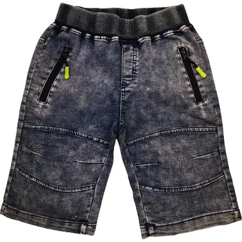 Chlapecké kraťasy Gamet Chlapecké džínové sportovní kraťasy 21802 modré barva: zelená, Rozměr: 122
