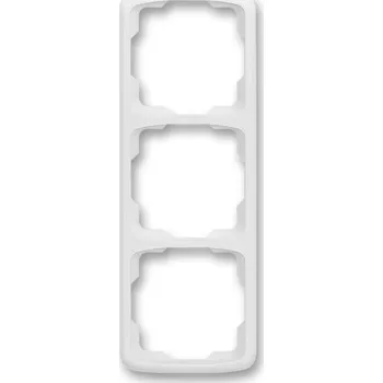 vypínač ABB 3901A-B31 B Tango® Rámeček pro elektroinstalační přístroje, trojnásobný svislý, bílá