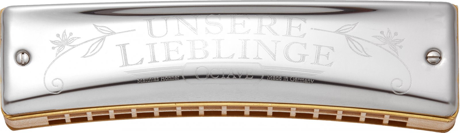 Fisarmonica HOHNER Unsere Lieblinge 32 - Sol Maggiore, Doppio Strato Acero Laccato, 32 Canne A 2 Cori, Accordatura Ottava Viennese