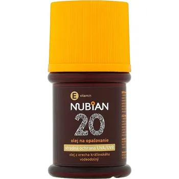 Přípravek na opalování Nubian Voděodolný olej na opalování SPF20