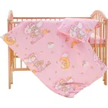 SCARLETT 2D dětské povlečení Mráček - růžová 90 x 120 cm