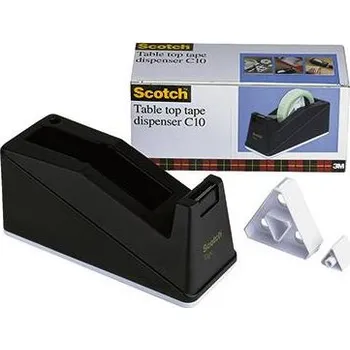 Izolační páska Scotch ruční odvíječ lepicí pásky C10 černá Šířka role (max.): 25 mm Délka role (max.) 66 m