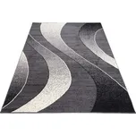 Makro Abra Moderní kusový koberec CHEAP K857A tmavě šedý Rozměr: 120x170 cm