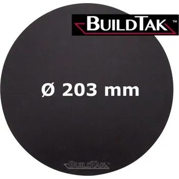 Příslušenství k 3D tiskárně BUILDTAK Tisková fólie BUILDTAK Ø 203 mm 32705 32705