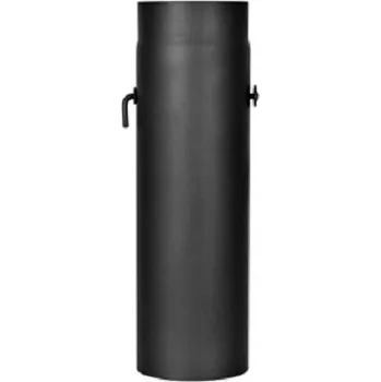 Kouřovod Kovo Kraus Trubka s klapkou 0,5m 160mm černá