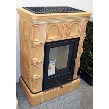 Krbová kamna ABX Abx Britania KP I - kachlový sokl - tabac