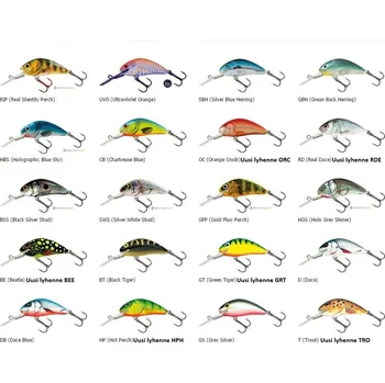 Umělá nástraha SALMO Wobler Horner 4,0cm/4g Trout Potápivý