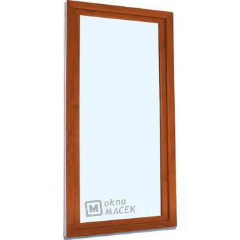 Vchodové dveře Plastové balkonové dveře - KNIPPING 70 AD, 900x2100 mm, OS, zlatý dub Otevírání: pravé, Barva, imitace: zlatý dub/bílá (jednostranně), Provedení: jednostranná klika + madýlko + PVC rám + příslušenství a montážní materiál zdarma