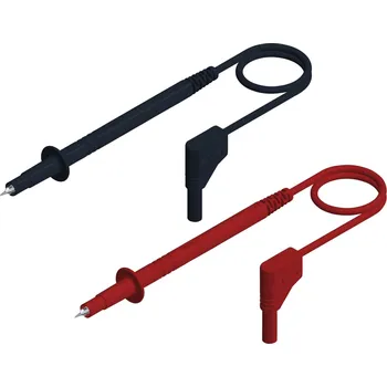 Měřicí kabel SKS Hirschmann PL 2600 SIL S W SET sada bezpečnostních měřicích kabelů 4 mm zástrčka 4 mm zástrčka 1.00 m červená, černá 1 ks