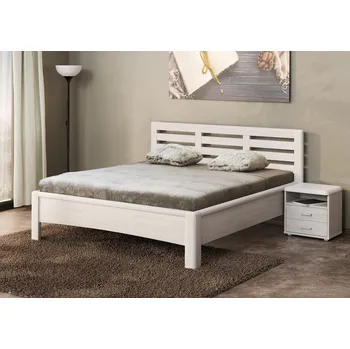 Postel BMB Postel Viola - buk Moření: šedá, Provedení: Jádrový buk cink, Rozměr: 160 x 200 cm