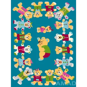 Koberec Agnella Kusový koberec Funky Top ROB - modrý - 160x220cm