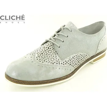 Dámská móda Nadměrné jarní dámské polobotky D2601-90, vel 42 42