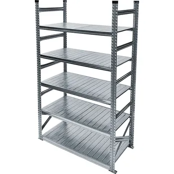 Dílenský regál Kovové regály, 2500x900x800 mm, 5 polic, základní moduly | Wexta.cz