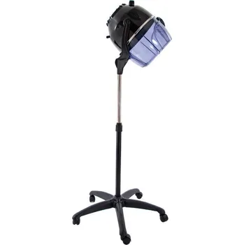 Kadeřnické křeslo Vysoušeč přilba na stojanu LI-202S dvourychlostní - černá