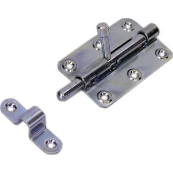 Zástrč krátká Al K101, bílý zinek