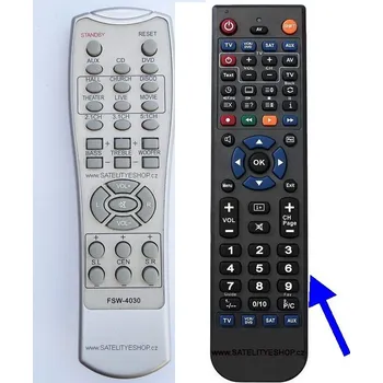 SHAFT FSW-4030 dálkový ovladač náhradní