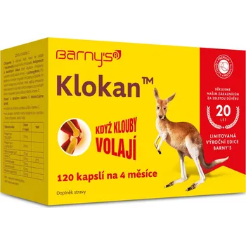 Barnys Klokan, 120 cps. Kloubní výživa Barnys Klokan, 120 cps.