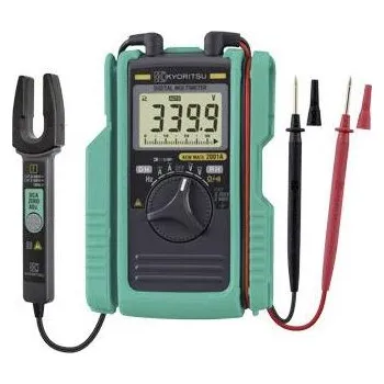 Multimetr Kyoritsu KEW Mate 2001 A multimetr, proudové kleště, CAT II 600 V, CAT III 300 V, displej (counts) 3400, KEW Mate 2001 A