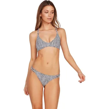 Dámské plavky VOLCOM spodní díl plavek - Stripe Away Hipster White (WHT) velikost: M