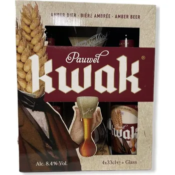 Bosteels Kwak 18° 4x 0,33 l Pivo Bosteels Kwak 18° 4x 0,33 l