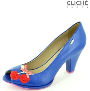 Dámské lodičky Lodičky PINK, modrá, vel 38, 39, 40, 41 38