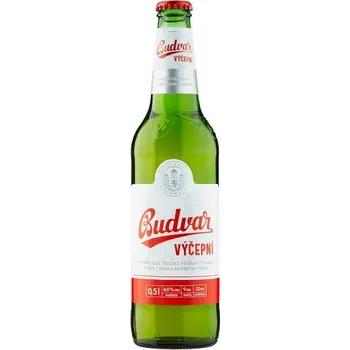 Budvar světlý výčepní 10° 0,5 l sklo Pivo Budvar světlý výčepní 10° 0,5 l sklo