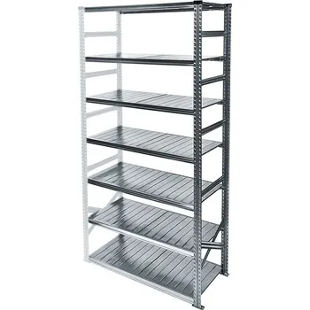 Dílenský regál Wexta Kovový policový regál, 2500x900x400 mm, 7 polic, přídavný