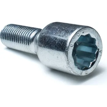 Šroubek na kolo Kolový šroub M12x1,5x28 kužel s vnitřním mnohohranem, průměr hlavy 20 mm, výška 54 mm