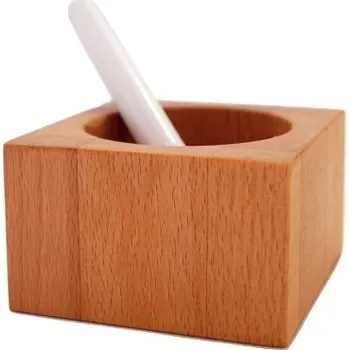 Hmoždíř Dřevěný hmoždíř na koření buk